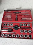 Vtg 28pc. Craftsman #9-5203 "kromedge" Metric Tap & Hexagon Die Set Usa W/ Case. Fixed Price $180.00.