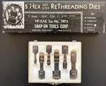 Snap On Rethreading Dies & Taps 5 Nf-sae Fine Threads Trf5 Trt-6f Two Sets. Fixed Price $59.99.