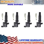 For Mazda Ford Focus 3 2.3l I4 2003-2010 4pcs Ignition Coil + Ngk Spark Plug. Fixed Price $72.50.