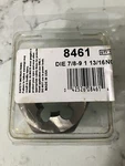 Hanson 8461, 7/8-9 X 1-13/16" Hex Rethreading Die Carbon Steel Rh Nos. Fixed Price $20.00.