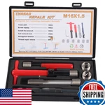 Jectse 11pcs Thread Repair Kitm16x1.5 Length 1.5d Stainless Steel Twisted Drill. Fixed Price $67.70.