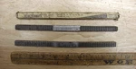 2 Vntg Thread Restore Files Incl. Blue-point Tf-1127,& Blackhawk Ft-1071 W/box. Fixed Price $27.99.