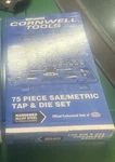 Cornwell Tools Ctg15p58 75pc Sae/metric Tap & Die Set Alloy Steel W/ Case. Fixed Price $150.00.