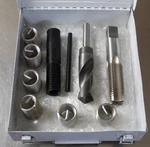 Helicoil 1"- 1/8" Tread Repair Kit With 6 Inserts. Fixed Price $199.99.
