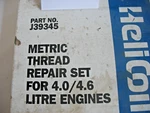 Used Incomplete Kent-moore Helicoil Metric Thread Repair Set J -. Fixed Price $74.99.