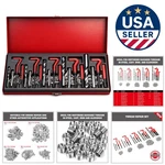 User-friendly Helicoil Threading Tools For Automotive Engine Repairs - 131 Pcs. Fixed Price $113.99.