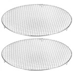 Harfington 2pcs Round Cooking Rack 15-inch 201 Stainless Steel 15 Inch 0.07". Fixed Price $71.49.