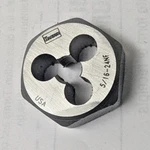 New Irwin 6529 5/16"-24 Carbon Steel Hex Rethreading Die, 1" Hex- Sale Deal!. Fixed Price $9.98.