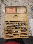 Blue-point Tools Usa Td-2400 Tap & Die Set, 1/4" To 1/2" - Wood Box Complete. Fixed Price $88.50.