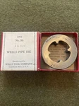 Usa 1 Pipe Die Wells Tool Co. Nos 2-1/2 Diameter. Fixed Price $12.99.