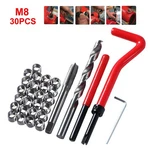 15pc M8 X 1.25 Metric Thread Repair Install Tool Insert Kit Helicoil Coil Us. Fixed Price $12.89.