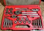 Mac Tools 25pc Jumbo Metric Tap Die Set Lot Rethreading Cutting Mechanic. Fixed Price $425.00.