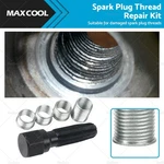 4 Inserts Helicoil Thread Reamer Tap Repair & 14mm Spark Plug Kit. Fixed Price $14.55.