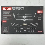 Icon Tdmt-41 Professional Tap & Die 41pc Set - New. Fixed Price $90.00.