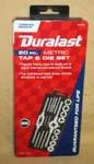 Duralast 81-101 20 Piece Metric Tap & Die Set Brand New. Fixed Price $24.95.
