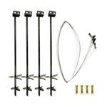 Tie Down Anchor Kit 4 In 3/4 Double Head Pack Straps Bolts Anchoring. Fixed Price $439.99.