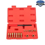 M6 M8 M10 M12 Metric Thread Chaser Set Practical Restorer Tool 15-pieces. Fixed Price $25.08.