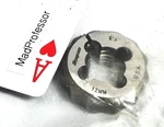 Snap-on M12-1.50 Metric Standard Adjustable Double-hex Threading Die D1215m New. Fixed Price $29.95.