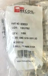 200 Pcs Recoil 03053 5/16-18" Stainless Steel Thread Inserts, Equal To Helicoil. Fixed Price $120.00.