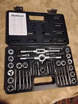 Diehard 40 Piece Tap & Die Set Metric/standard With Case Steel Black Silver. Fixed Price $47.00.