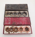 Snap On Nf-sae Fine & Nc-uss Coarse Rethreading Dies Hex Nut Size Sets Trf5 Trc5. Fixed Price $49.99.