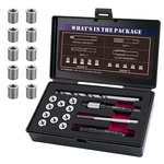 Sennmonn M6x1.0 Thread Repair Kit With 9.4mm Insert Hss Drill, Tap, Bronze. Fixed Price $103.71.