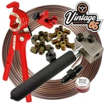 Mg 1300 Midget Mgb Gt Magnette 3/8" Unf Pro Kunifer Brake Line Pipe Repair Kit. Fixed Price $120.83.