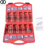 338pcs Universal Helicoil Thread Repair Tool Sae & Metric Rethreading Kit. Fixed Price $43.41.