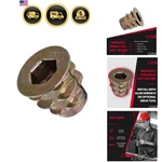 Threaded Insert For Soft Wood, Zinc Hex-flanged Thread Inserts 10-32 Internal.... Fixed Price $15.99.