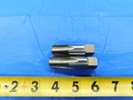 2 Pcs Hss Hanson & Whitney #60075 Pipe Taps 3/8 - 18 Nptf G 2.58" Oal Dryseal. Fixed Price $23.99.
