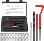 25pcs M7x1 Thread Repair Kit Stainless Steel Twisted Drill Wrench Onesize. Fixed Price $27.11.
