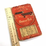 1952 Snap-on Tools 5-52 Tap Drill Size Indicator Circular Round Slide Rule Chart. Fixed Price $14.95.