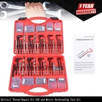 New Helicoil Thread Repair Kit 338-piece Sae And Metric Rethreading Tool. Fixed Price $44.13.