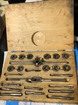 Vintage Used Blue Point Tools Tap & Die Set, 1/4in. - 1/2 In. , Part #td2400ax. Fixed Price $97.00.