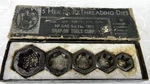 Vintage Snap-on 5pc Sae-nf Fine Thread Hex Nut Rethreading Dies 3/4-1-1/4" #trf5. Fixed Price $42.00.
