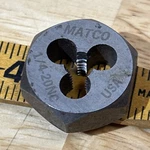 Matco 1/4" Nc20 Tap H1mt1420t For 124matds And Die Set Usa Read!. Fixed Price $21.95.