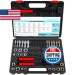 Aikyciu 49-piece Thread Chaser Set, Unc Unf & Metric Repair Kit With Taps. Fixed Price $63.96.