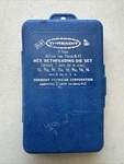Vermont American Hex Rethreading Die Set, 8 Pieces Threads 5861, Made In Usa. Fixed Price $29.99.
