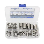 Threaded Inserts, M3 M4 M5 M6 M8 M10 M12 302 Stainless Steel Se... Usa Fast Ship. Fixed Price $42.48.