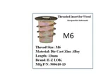 E-z Lok M6 Flanged Die Cast Zinc Hex-drive Threaded Insert For Wood 25 Pieces. Fixed Price $14.99.