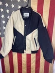 Mo Betta Jacket Mens Large Black Tan Western Colorblock Bomber Snap Usa D020. Fixed Price $63.00.