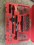 Snap On 41 Pc Metric Tap And Die Set. Fixed Price $330.00.