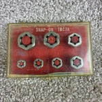 Snap-on Trc7a Rethreader Dies 7pcs. Original Case Good Condition. Fixed Price $24.00.