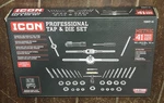 Icon 41pc. Metric Professional Tap And Die Set With Storage Case - Model #59159. Fixed Price $88.94.