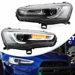 Vland Led Headlights For 2008-2020 Mitsubishi Lancer Evo X W/sequential Turn. Fixed Price $329.12.
