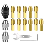 16pcs Drill Chuck Collet Set 0.5-3.2mm Shank Repair Kit For Dremel Rotary Tool. Fixed Price $10.76.