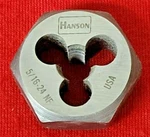 5/16-24 Nf X 1" Hex Die Irwin Hanson 6529 Rethreading Carbon Steel Usa. Fixed Price $9.99.