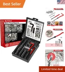 M4x0.7 Helicoil Thread Repair Kit Metric, Hss Drill Heli Coil. Fixed Price $24.99.