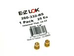 E-z Lok 260-332-rs 10-32 Reverse Slot Press Insert Brass Lot Of 2. Fixed Price $14.24.